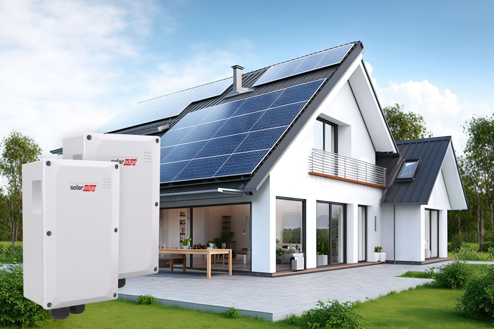 Abbildung Ersatzstrom - Solar Edge